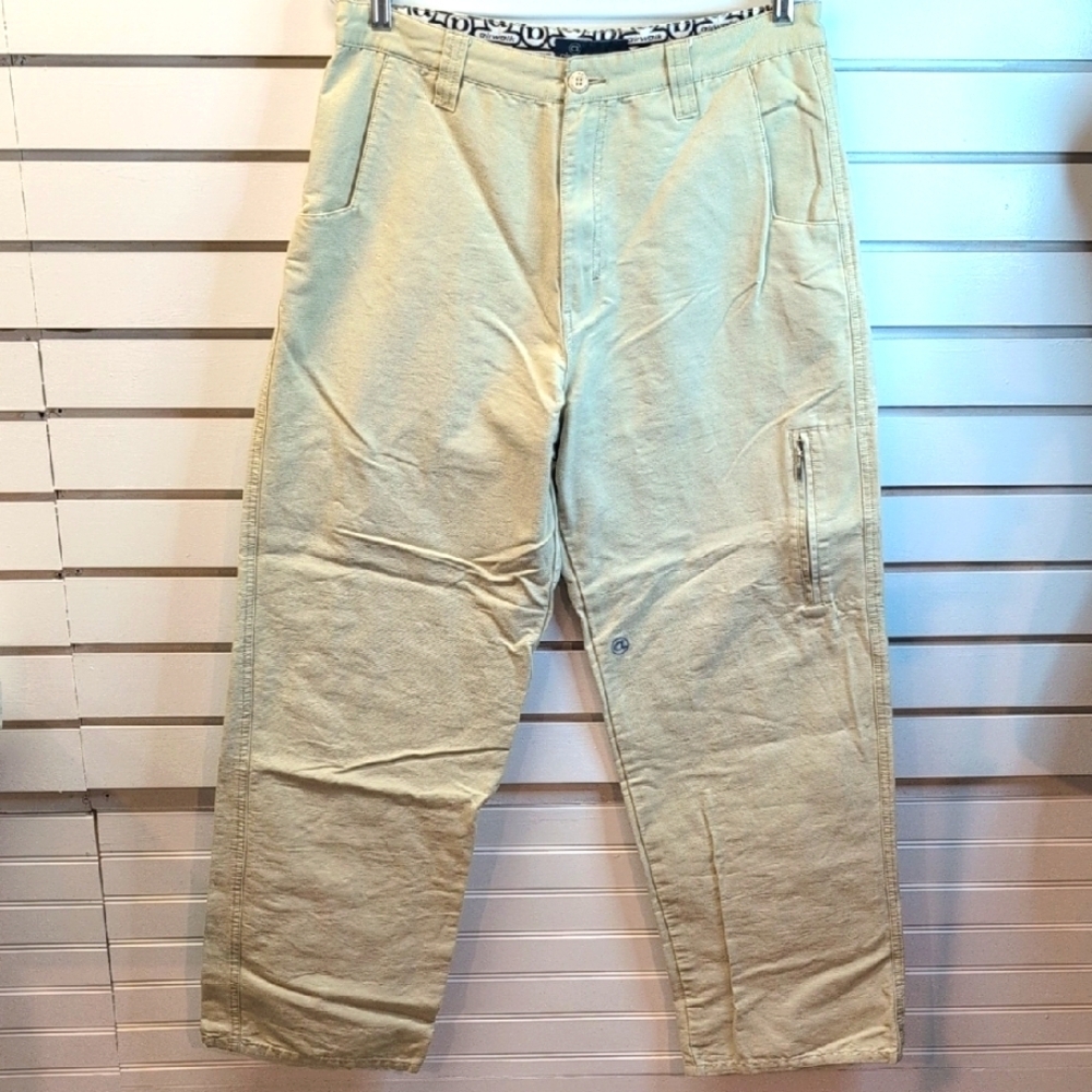 Airwalk Men's 34 Chino Skater Ivory Pant size 34x30 NWOT